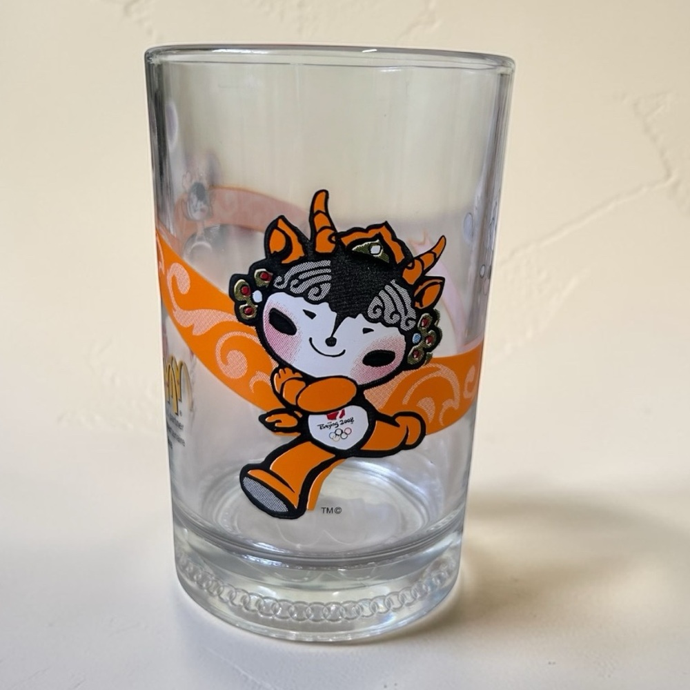 2008 Beijing Olympics McDonald’s Glass - Orange Yingying Mascot